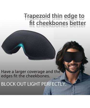 3D Contoured Eye Mask for Lash Extensions - Zero Eye Pressure Sleep Mask for Travel & Yoga | Breathable Soft Lash Protector for Men & Women - Buy Online on GoSupps.com