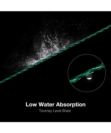 Waline 8 Strands Super Strong PE Braided Fishing Line - 20LB 40LB 50LB 60LB (Neon Green & Black) - 300m (328YDS) - Durable 8-Fold Fishing Cord - Buy Online on GoSupps.com