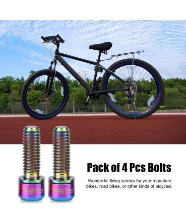 Vbestlife Titanium M6X18mm 4pcs Bike Disc Brake Clamp Bolts with Gasket - Buy Online on GoSupps.com