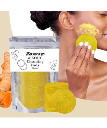 Gdiojnfg Face Exfoliator Pad Turmeric Foaming Cleanser Turmeric Cleansing Dark Spots Pads Turmeric Cleansing Pads 40 Face Sponges Skin Care Tools for Pore Cleaning Helps Balance Skin Oil - Buy Online on GoSupps.com