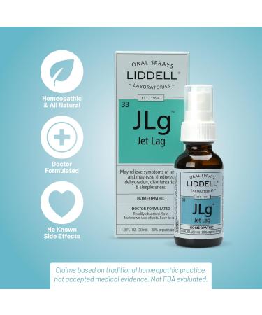 Liddell Homeopathic Jet Lag Remedy - 1 oz | Natural Relief for Travel Fatigue | International Shipping Available - Buy Online on GoSupps.com
