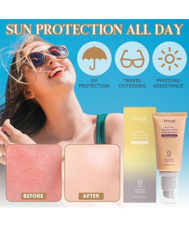 HANGGON Black Rice Moisture Airyfit Daily Sunscreen 50 g mineral sunscreen SPF 50+ moisturizing sunscreen nongreasy strong UVAUVB protection for all skin types Style3 - Buy Online on GoSupps.com