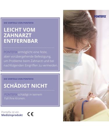 Pontefix Dental Cement - Securely Attach Bridges Dental Capsules & Post Teeth | Fast International Shipping - Buy Online on GoSupps.com