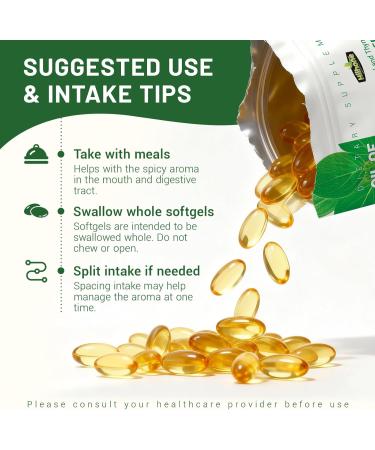 HIIHONE Oil of Oregano Softgels - Oil of Oregano with Black Seed Oil Formulated with Carvacrol 165mg & Thymoquinone 240 Softgels (2 Packs) - 120 Days Supply - Buy Online on GoSupps.com