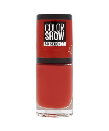 Maybelline MAYB Color Show Nail Polish Number 42 Brooklyn Brick 42 Brooklyn Bricks
