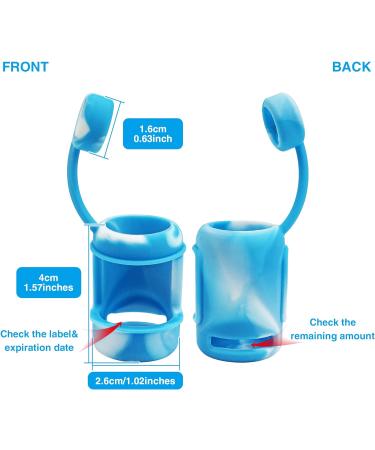 Buy Insulin Vial Protector | Silicone Travel Case for 10ML Insulin Bottles (Blue) - Secure Your Medication - Buy Online on GoSupps.com