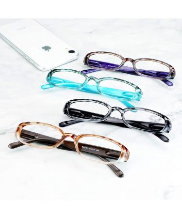 4 Pairs Blue Light Blocking Computer Reading Glasses 2.5x - 4key001, Set of 4 - Buy Online on GoSupps.com