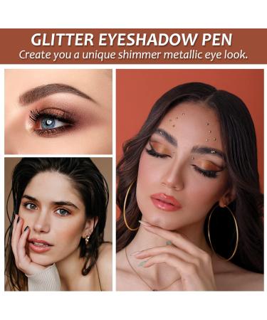 Waterproof Eyeshadow Pen Crayon Stick - Light Bronze | Long-Lasting Shimmer Cream Eyeliner Pencil for Glitter Eye Makeup - Buy Online on GoSupps.com