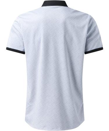 QWENTMTNTY Men's 2 Piece Summer Polo Shirt and Shorts Set - Muscle Slim Fit Tracksuit - White XX-Large - Buy Online on GoSupps.com