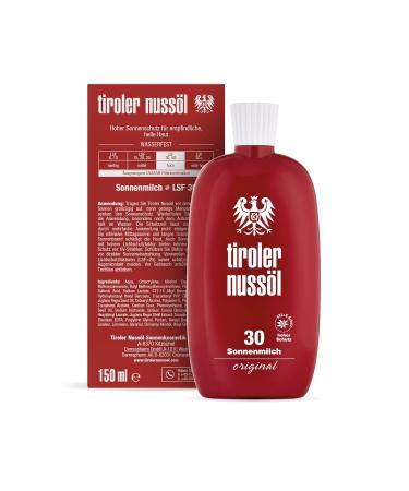 Tyrolean Nut Oil Sun Lotion SPF 30 - Waterproof 150 ml | Best International Shipping - Buy Online on GoSupps.com