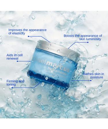 michael marcus Hydromarine Tightening Face Moisturizer - Moisturizing Lifting & Recovery Night Cream for Women & Men Anti Aging Facial Cream Day & Night Cream with Niacinamide (1.7oz Jar) Hydromarine Tightening Moisturizer