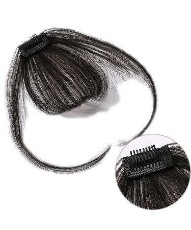 SEGO Clip in Pony Fringe Clip On - 100% Remy Human Hair Extension - Natural Black #1B for International Shipping - Buy Online on GoSupps.com