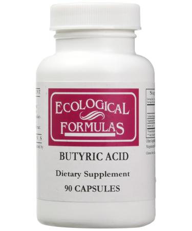 Ecological Formulas Calcium Magnesium Butyrate (Btyric Acid) Supports Gut Health. 1-Pack Cream 90 Capsules