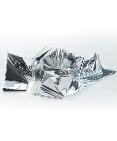 Rescue Blanket Set of 5 - Silver Emergency Foil 210x132cm for First Aid & Rescue Services - Buy Online on GoSupps.com