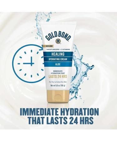Gold Bond Ultimate Aloe Cream 163ml - Best Skin Care Moisturizer | Hydrating Relief (Pack of 1) - International Shipping Available - Buy Online on GoSupps.com