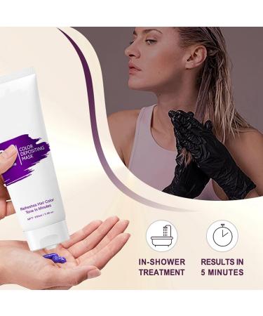 Purple Semi-Permanent Hair Dye & Color Refresh Mask - Instantly Refreshes Hair Color Tone - Buy Online on GoSupps.com