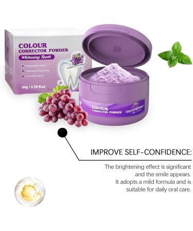 Teeth whitening powder Mint tooth powder Purple teeth whitening powder Mineral teeth whitening powder Teeth whitening powder - Buy Online on GoSupps.com