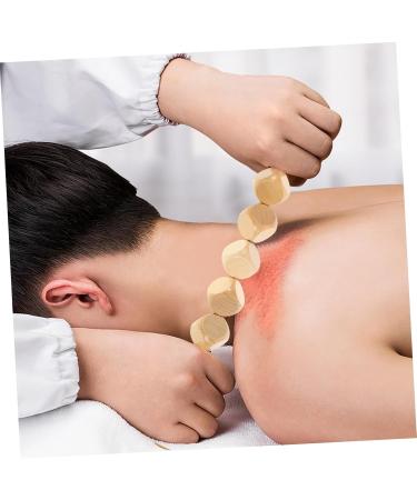 Solustre 5-Set Beech Wood Lymphatic & Foot Massage Device - Portable Acupressure Tool for Wellness - Buy Online on GoSupps.com