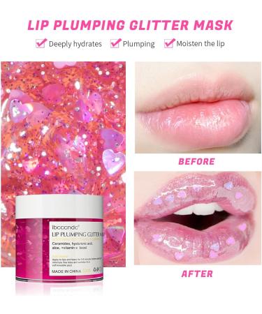 Gruwkue Lip Plumping Gloss | Natural Lip Plumper To Plump Your Lips Lip Care Enhancer Lip Moisturizer For Smoother More Supple Lips Enhance & Nourishing Firm Lips Purple - Buy Online on GoSupps.com