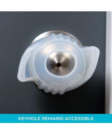 Stander Great Grips with Glow Inserts | Door Knob Covers for Arthritis | Non-Slip Hand Grippers for Adults & Seniors | Set of 2 - Buy Online on GoSupps.com