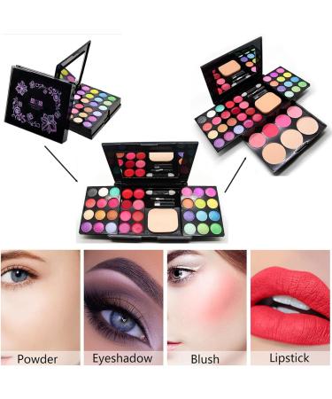 Make-up Palettes 39 Color Eyeshadow Palette Highly Pigmented Cosmetic Palette Makeup Palette Set Eyeshadow & Blusher & Face Powder & Lip Gloss Concealer Kit 8Pcs Makeup Brushes Set 8pcs Pink Brushes - Buy Online on GoSupps.com