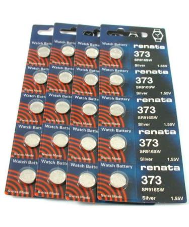 #373 Renata Watch Batteries 20Pcs