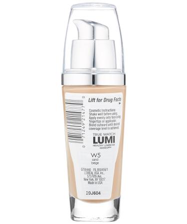 L'Or al Paris True Match Lumi Healthy Luminous Makeup W5 Sand Beige 1 fl. oz - Buy Online on GoSupps.com