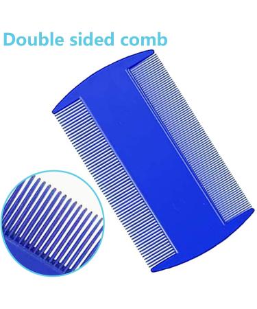 Flea Lice Comb 2 Pack Pet Flea Comb Set Cat Dog Flea Lice Tear Stain Remover Combs Fine Tooth Grooming Removal Tool for Removing Flea Egg Mites Ticks Dandruff Flakes - Buy Online on GoSupps.com