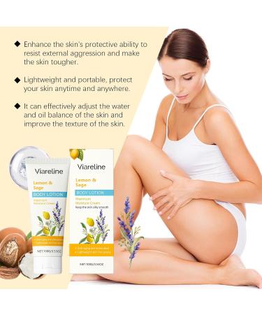 Viareline Lemon Sage Moisturizing Body Lotion Gently Moisturizes Skin Improves Dry Daily Care - Buy Online on GoSupps.com
