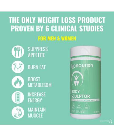 Clinically Proven Weight Loss Supplement for Women & Men - Appetite Suppressant & Fat Burner - 90 Vegan Capsules - Buy Online on GoSupps.com