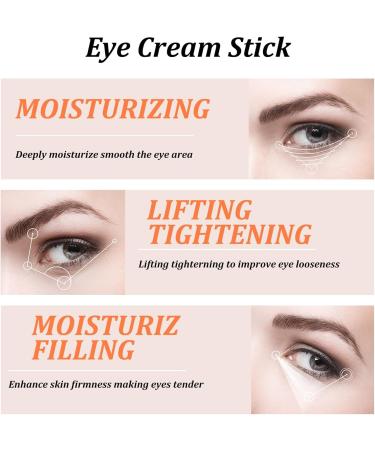 Stick Contour Des Yeux L'huile Min rale - Soin Hydratant for Minimiser Les Poches t Les Ridules Nourrit le Contour D licat Des Yeux(#1 4pcs) - Buy Online on GoSupps.com