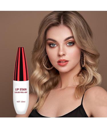 Qumiuu Peeling Lipstick Light Removable Lipstick Long Lasting Nonstick Lip Makeup Gloss Nonstick Care Lips Makeup Lipstick 1 - Buy Online on GoSupps.com