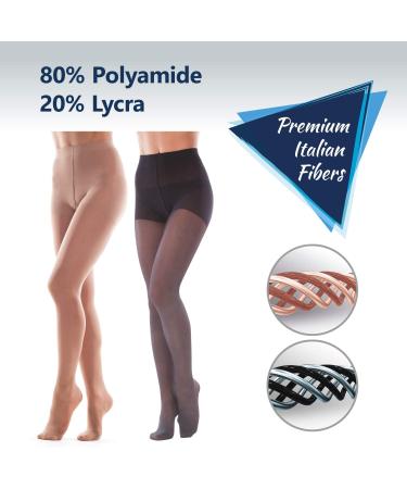 Buy TOROS GROUP Prophylactic Compression Tights (13-15 mmHg 70 Denier) - Size M/39-40 in Black | International Shipping Available - Buy Online on GoSupps.com