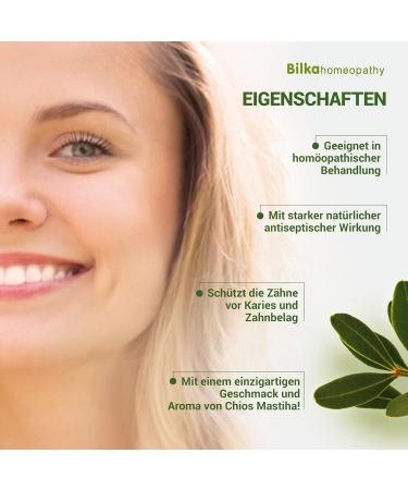 Bilka Homeopathy Chios Mastiha Toothpaste - Natural Fluoride-Free Sugar-Free Gum Protection (75ml) - Buy Internationally - Buy Online on GoSupps.com