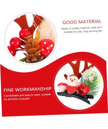 POPETPOP 2 Pairs Christmas Hair Clips Toddler Clips for Girls Hair Women's Hair Clips Hair Clips for Kids Christmas Reindeer Antlers Headband Deer Horns Hair Holder Hair Decoration Clothing - Buy Online on GoSupps.com