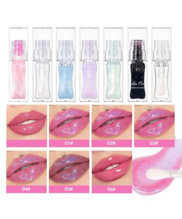 Buy MAEPEOR 7-Color Moisturizing Lip Gloss | Non-Sticky Nourishing Lip Oil | Perfect for Dry Lips - Color 04 - Buy Online on GoSupps.com