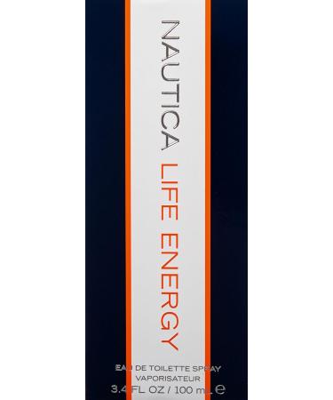 Nautica Life Energy Eau de Toilette Spray for Men 3.4 Ounce - Buy Online on GoSupps.com