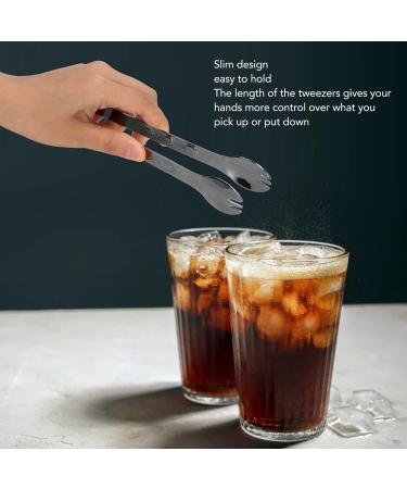 Premium Stainless Steel Long Kitchen Tweezers - Versatile Precision Toothed Tips for Cooking - Buy Online on GoSupps.com