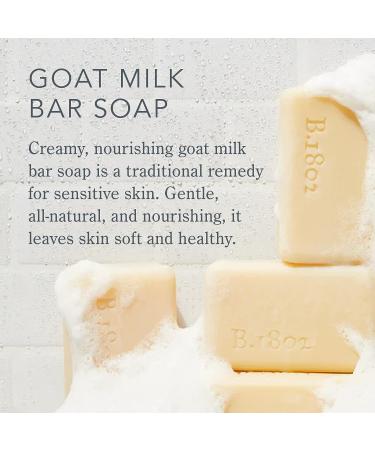 Beekman 1802 Goat Milk Soap Bar 3-Piece Set - 3.5 oz - Nourishing, Moisturizing, and Hydrating - Gentle on Sensitive Skin - Cruelty-Free - Honey & Orange Blossom - Buy Online on GoSupps.com