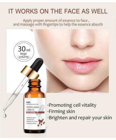 5% Caffeine Eye Serum with Green Tea & Sambucus Nigra | Reduces Dark Circles & Swelling | Professional Skincare for Women - 30ml - Buy Online on GoSupps.com