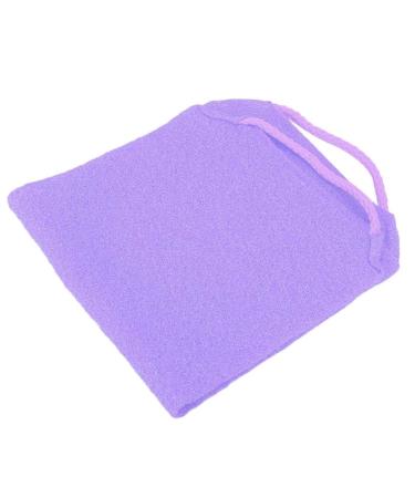 Back Scrubber for Shower - Exfoliating Elastic Bath Towel Strap in Purple | International Shipping - Buy Online on GoSupps.com