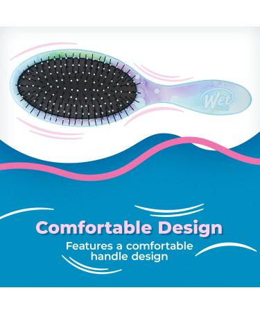 Wet Brush Original Color Wash Splatter Detangler Brush - Gentle IntelliFlex Bristles - Pain-Free Hair Comb for All Ages and Hair Types - Buy Online on GoSupps.com
