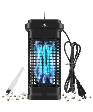 Homesuit Bug Zapper Outdoor and Indoor 20W, High Powered 4000V Electric Mosquito Zapper, Waterproof Mosquito Zapper Outdoor, Electronic Mosquito Killer, Mosquito Trap for Home Backyard Patio (Black)