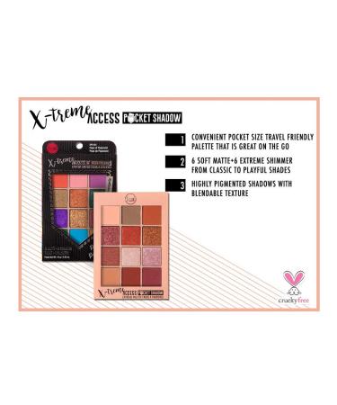 J.Cat Beauty X-Treme Access Pocket Shadow XPS103 - Pops of Paparazzi (0.35 oz) | Bold Color & Compact - Buy Online on GoSupps.com