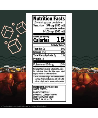 Starbucks Cold Brew Concentrate Signature Black 32 FL OZ - Authentic Coffee Flavor - Buy Online on GoSupps.com