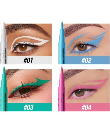 Assortiment d ' eye-liners mats et scintillants r sistants taches et imperm ables Application lisse anti-taches 12 pi ces - Buy Online on GoSupps.com