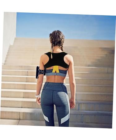 SOLUSTRE Belt Shoulder Rest Brace Holder Posture Straps for Men Support Belt Polyester Black - Buy Online on GoSupps.com