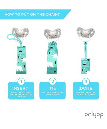 OnlyBP  Set 6 Baby Pacifier Holder Clip - Pacifier Clip for Boys and Girls Fits for Most Pacifiers - Protects Your Baby - Binkie Styles & Baby Teethers & Toys and Gift - Buy Online on GoSupps.com