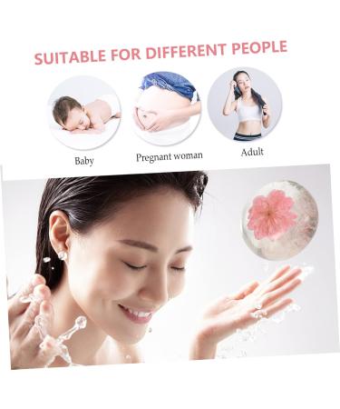 FRCOLOR Flower Soap 1pc Transparent Soap Pink Makeup Party Favors Soap French Bar Soap Flower Essential Oil Soap Face Washing Soap Scented Soap Shower Soap Face Soap Essence Clean - Buy Online on GoSupps.com