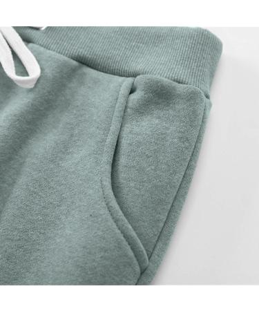 Yihaojia Women's Sherpa Lined Sweatpants Cute Printed Winter Warm Active Pocket Track Jogger Lounge Workout Running Pants Green#1 Medium - Buy Online on GoSupps.com